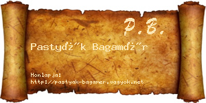 Pastyák Bagamér névjegykártya